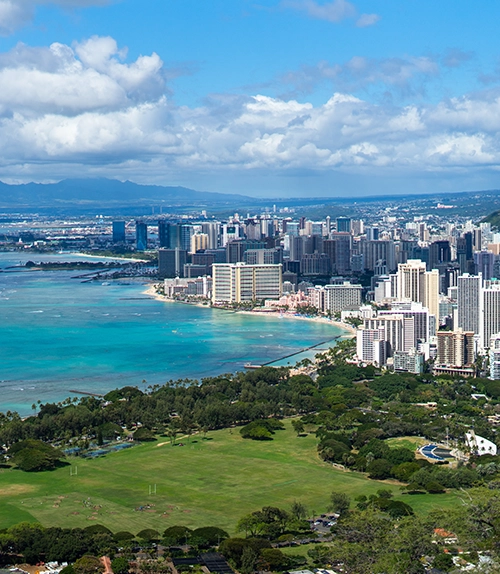 hawaii city scape
